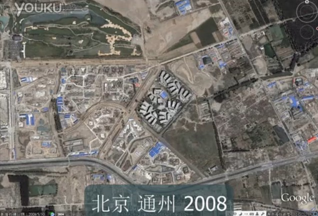 跟Google Earth看看中国超快的发展速度